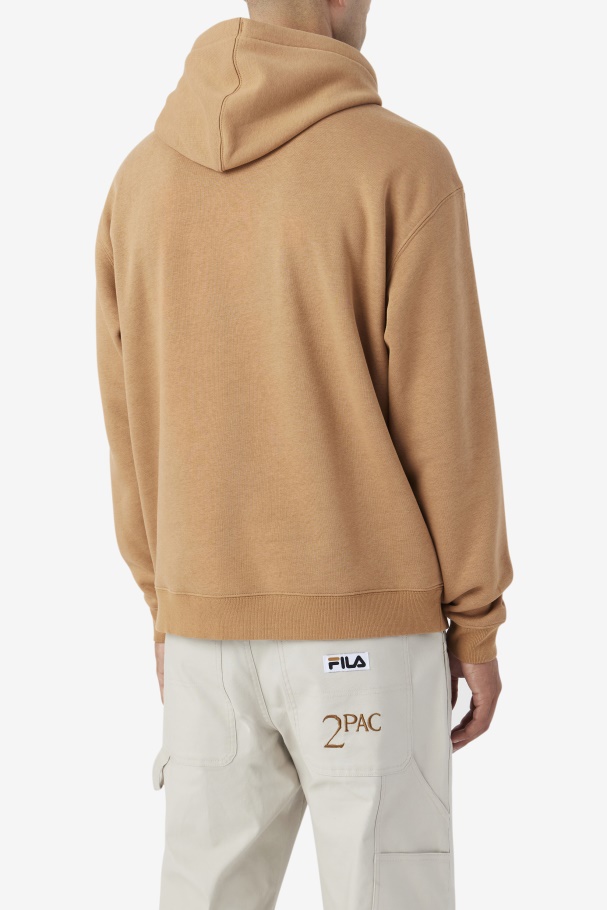 2pac Moletom Com Capuz Fila Tabaco Marrom
