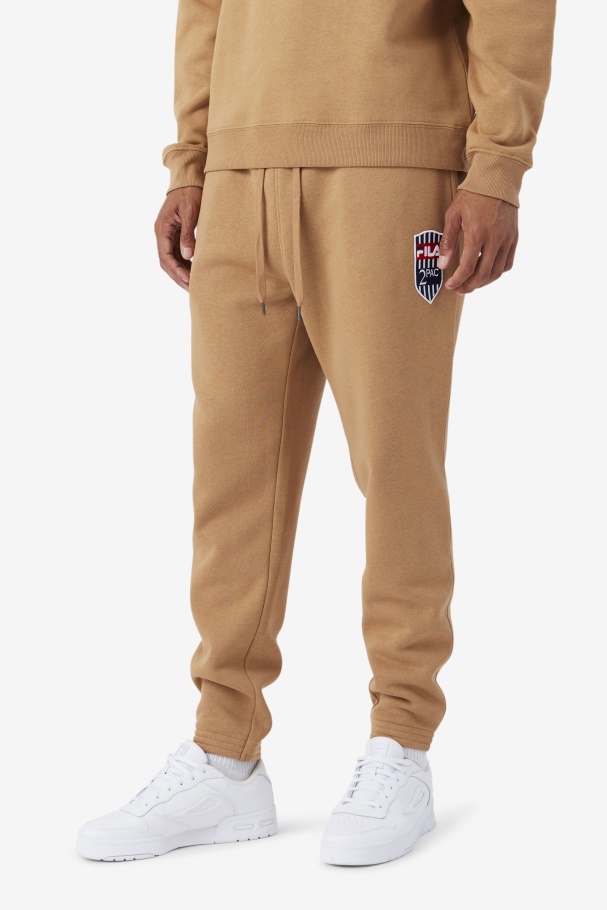 2pac Patch Jogger Fila Tabaco Marrom