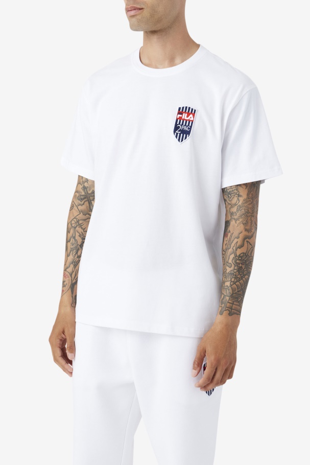2pac Patch Tee Fila Branco