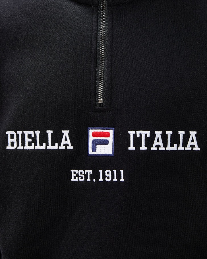 Aemero Qtr Zip Fila Preto Masculino