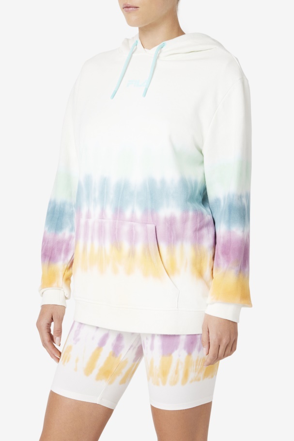 Aerolynn Tie Dye Moletom Branco Tie Dye Fila