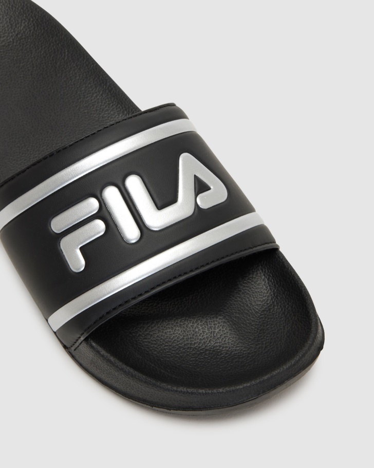 Amalfi Slide Feminino Preto/prata Fila