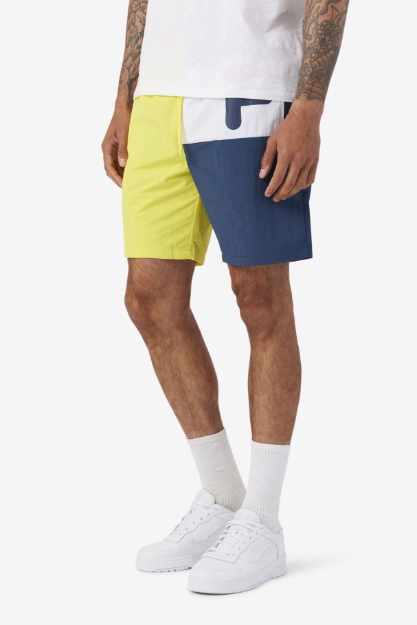 Amarelo/marinho/branco Cosire Swim Short Fila