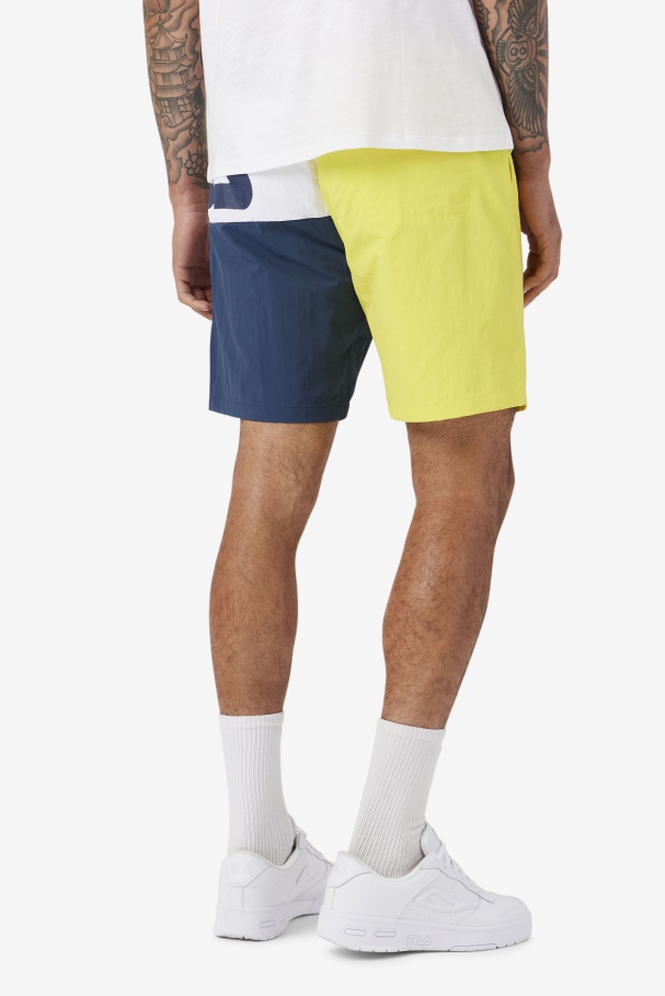 Amarelo/marinho/branco Cosire Swim Short Fila
