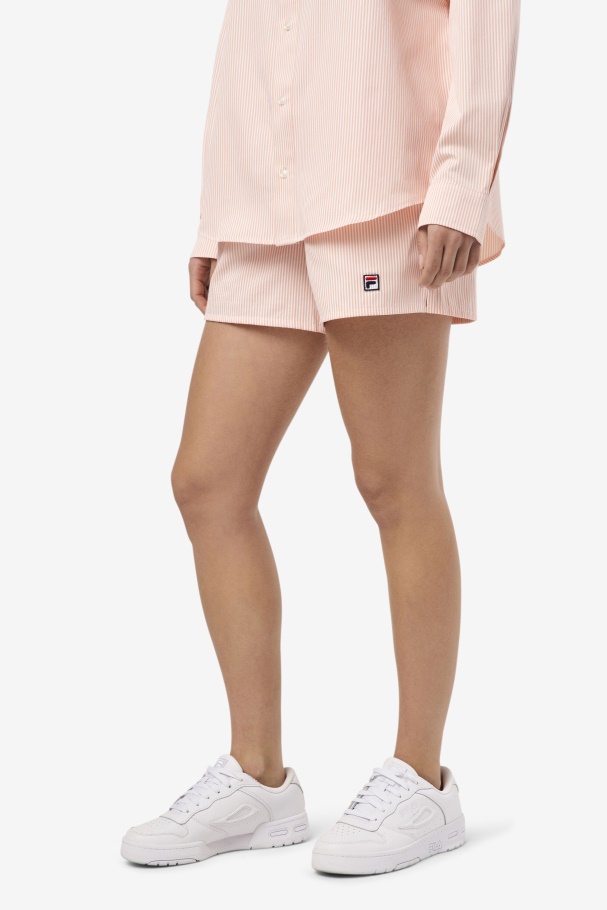 Ariella Fila Curta Coral Amêndoa/branca