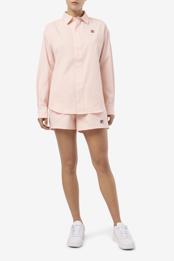 Ariella Fila Curta Coral Amêndoa/branca