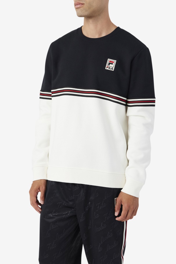 Asha Crew Fila Preto/gardenia/amarelo