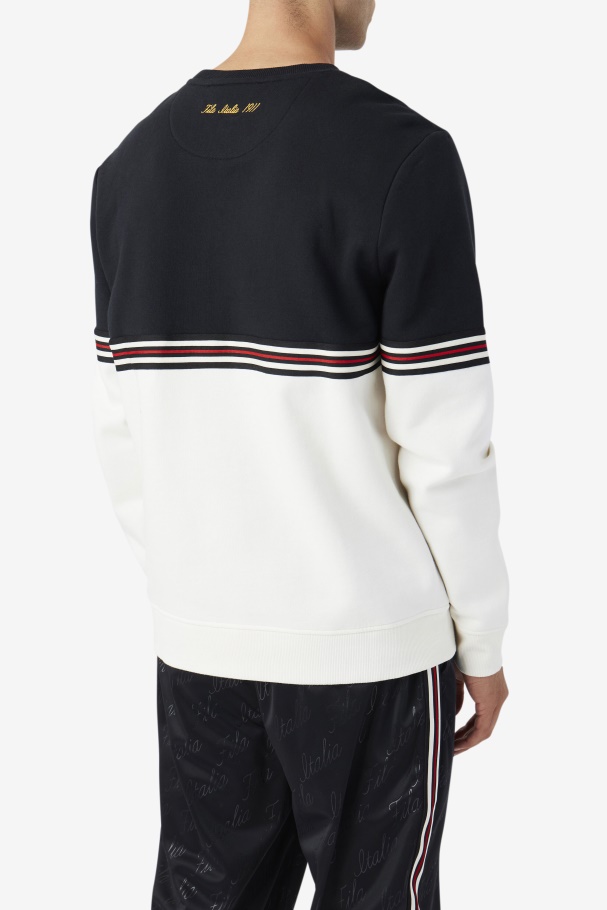 Asha Crew Fila Preto/gardenia/amarelo