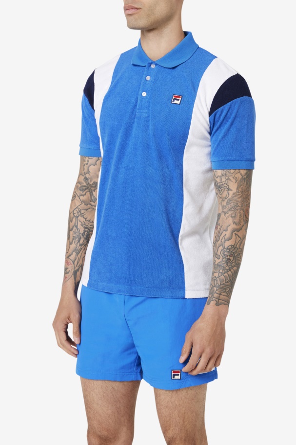 Astro Terry Polo Fila Strong Azul/branco/marinho