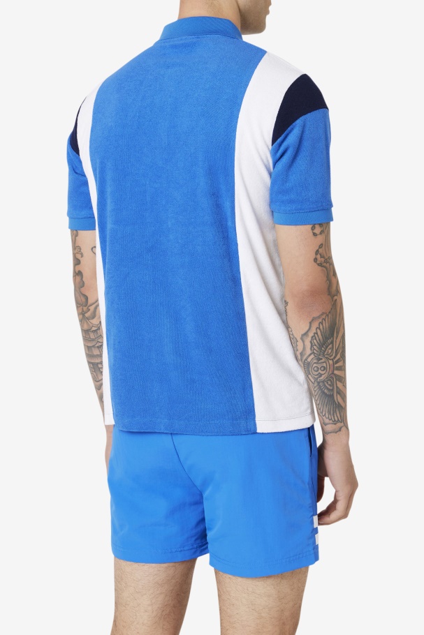 Astro Terry Polo Fila Strong Azul/branco/marinho