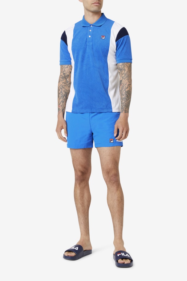 Astro Terry Polo Fila Strong Azul/branco/marinho