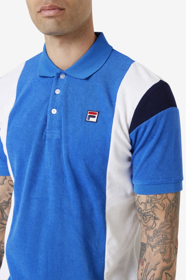 Astro Terry Polo Fila Strong Azul/branco/marinho