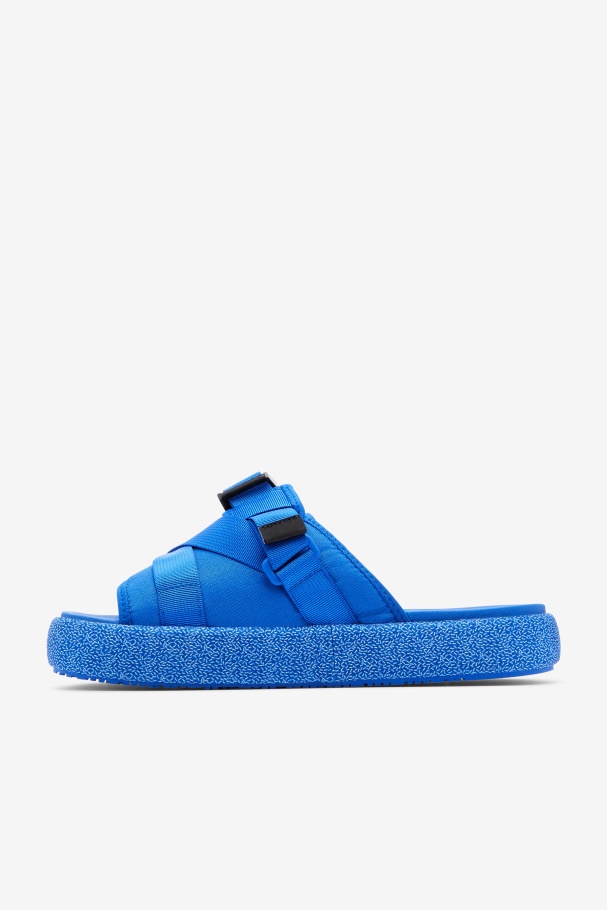 Atlas Masculino Azul/preto/azul Slide Fila