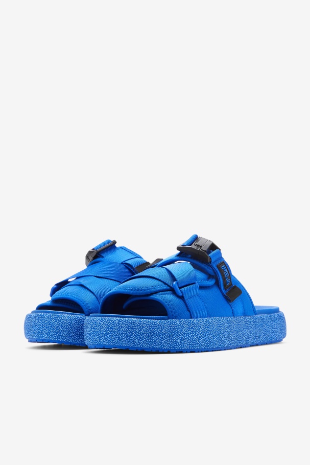 Atlas Masculino Azul/preto/azul Slide Fila