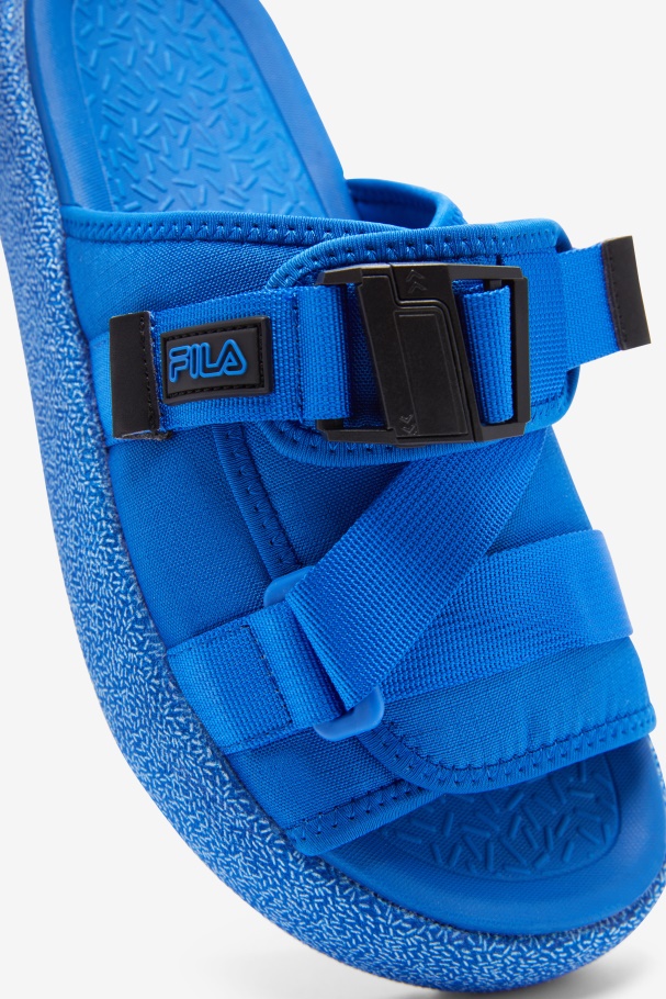 Atlas Masculino Azul/preto/azul Slide Fila