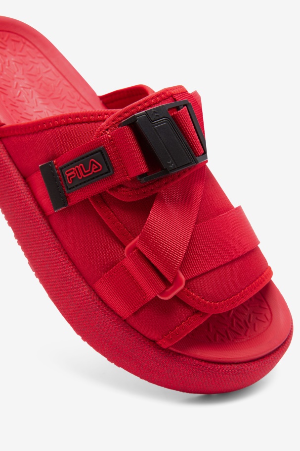 Atlas Slide Masculino Fila Vermelho/preto
