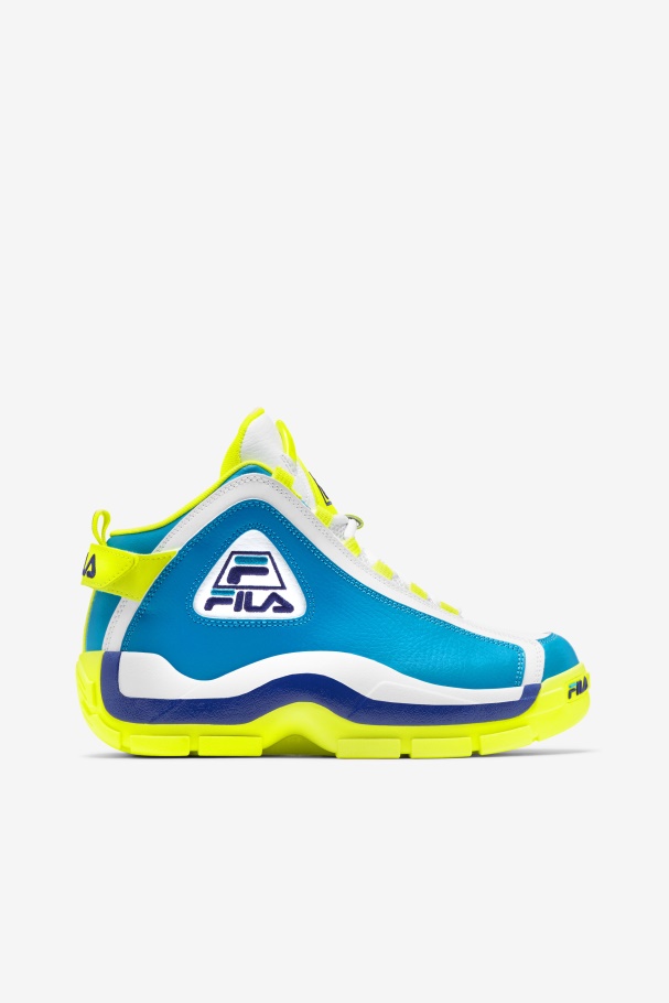 Atomic Feminino Azul/amarelo/branco Grant Hill 2 Fila