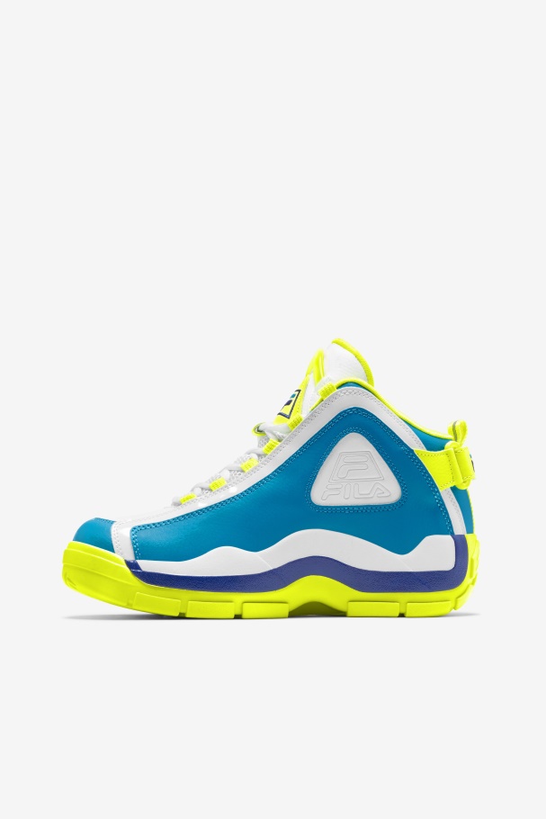 Atomic Feminino Azul/amarelo/branco Grant Hill 2 Fila