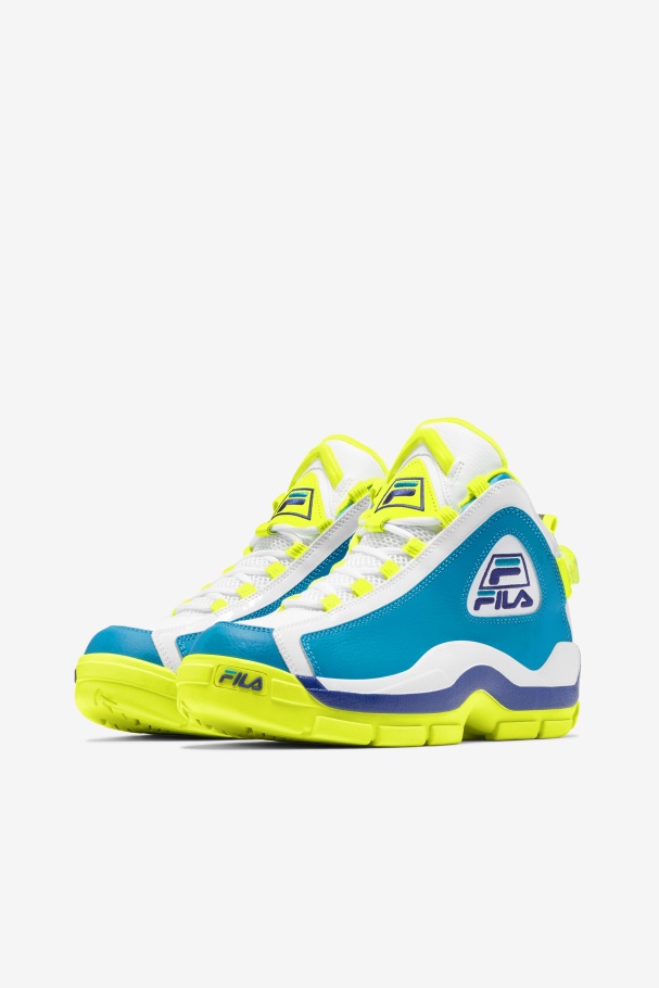 Atomic Feminino Azul/amarelo/branco Grant Hill 2 Fila