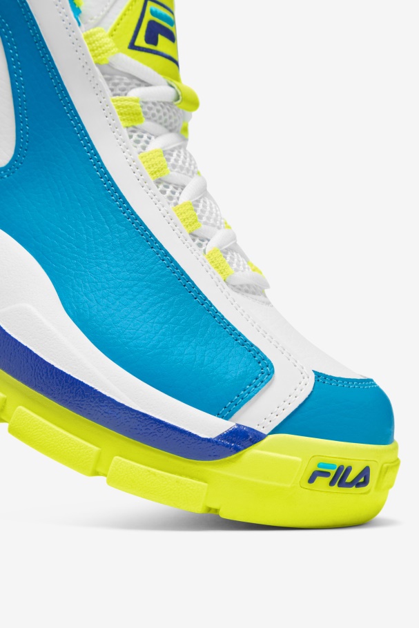 Atomic Feminino Azul/amarelo/branco Grant Hill 2 Fila