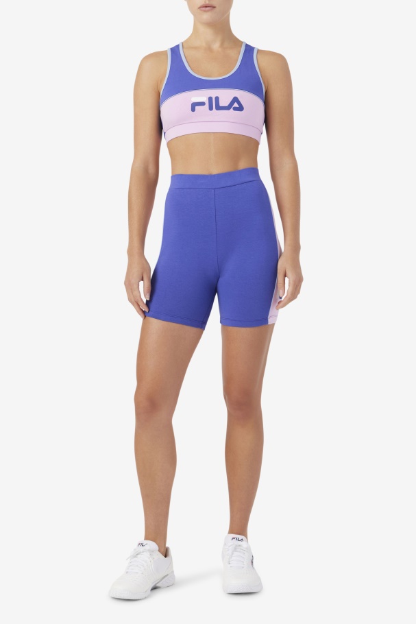 Azul/orquídea/azul/branco Davina Bike Short Fila