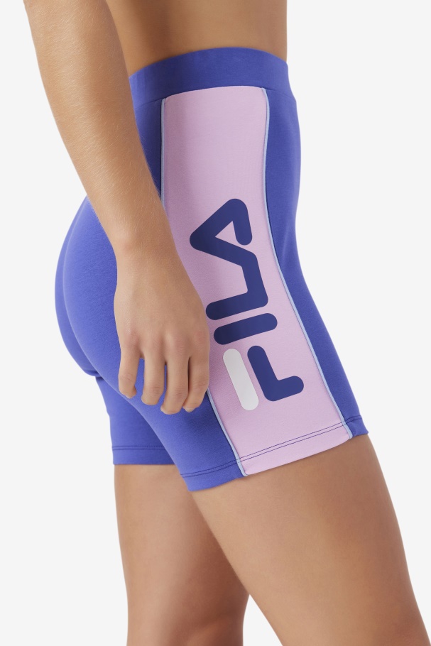 Azul/orquídea/azul/branco Davina Bike Short Fila