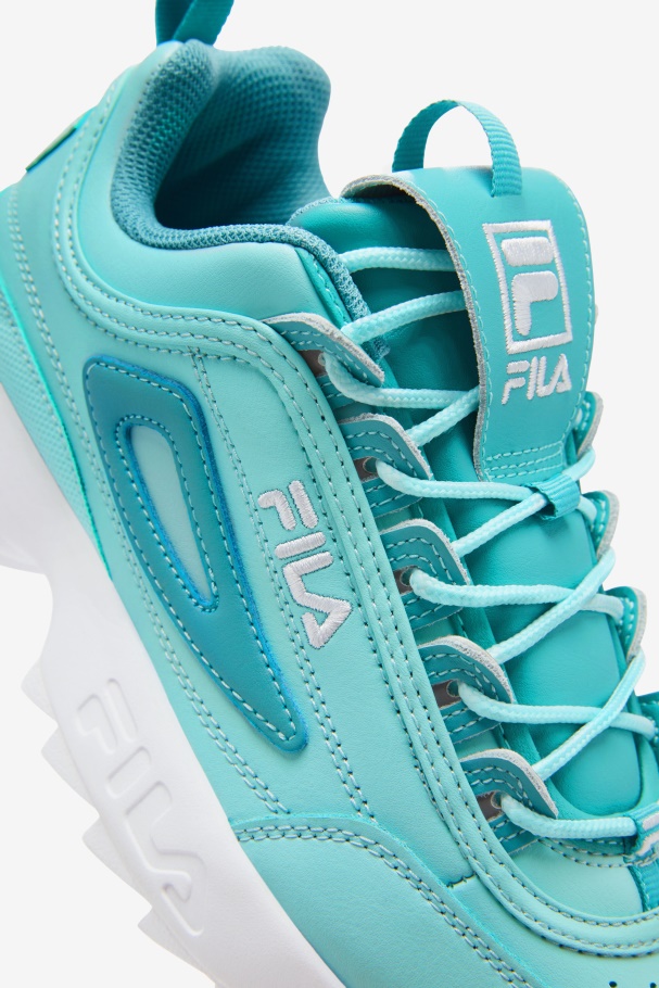 Azul/turquesa Tônico/branco Disruptor Feminino 2 Premium Fila