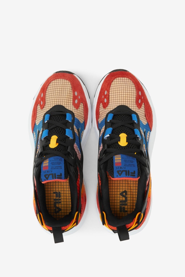 Açafrão/azul/vermelho Mandarim Ray Tracer Masculino Evo