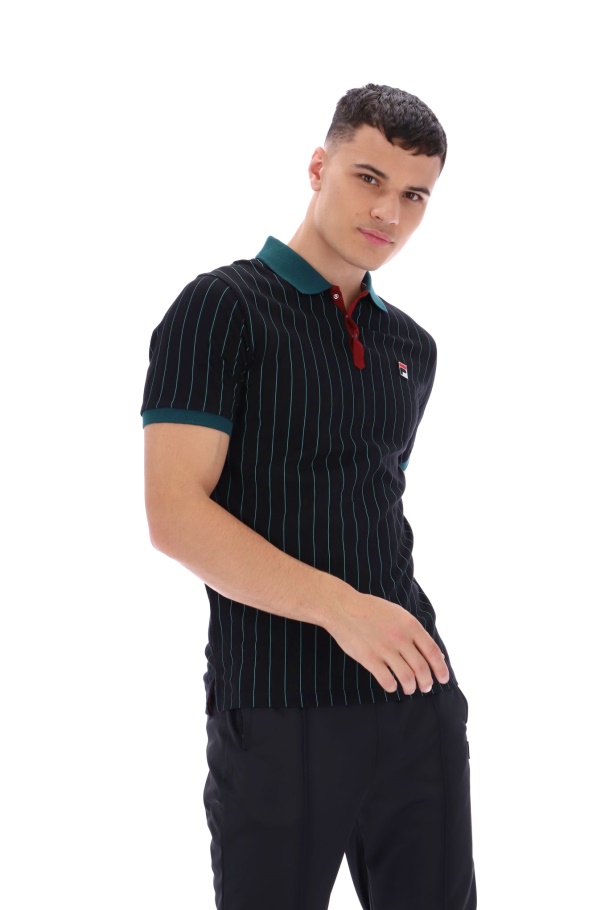 Bb1 Classic Fila Polo Listrado Vintage