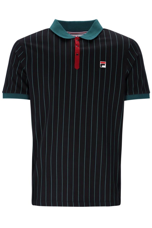 Bb1 Classic Fila Polo Listrado Vintage