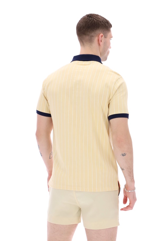 Bb1 Classic Vintage Polo Listrado Fila