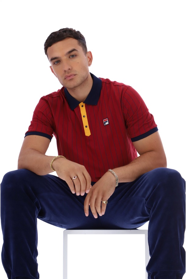 Bb1 Clássico Vintage Listrado Polo Fila