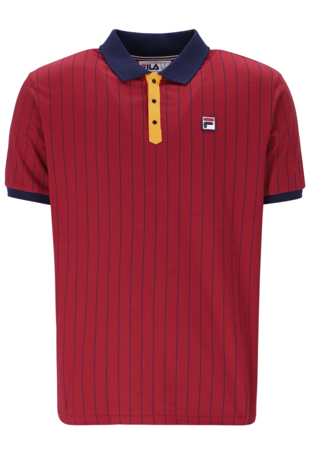 Bb1 Clássico Vintage Listrado Polo Fila