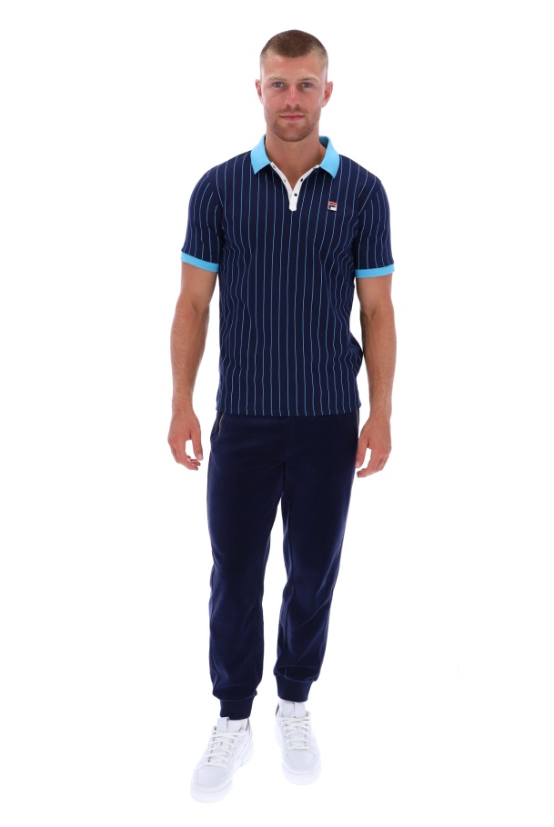 Bb1 Clássico Vintage Polo Listrado Fila