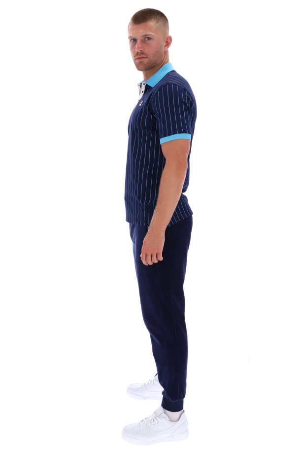 Bb1 Clássico Vintage Polo Listrado Fila