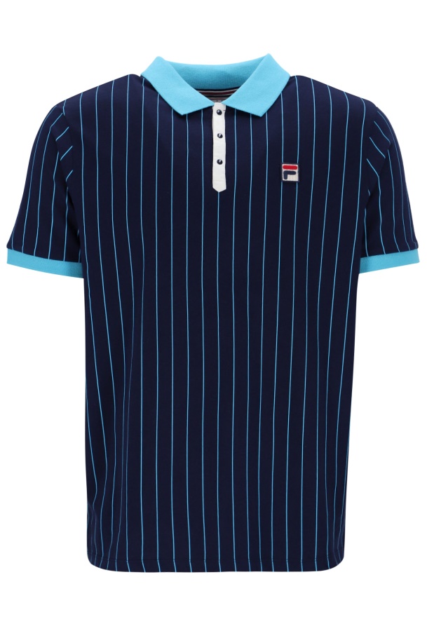 Bb1 Clássico Vintage Polo Listrado Fila