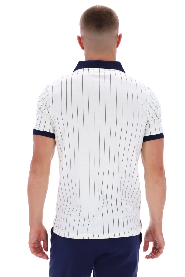 Bb1 Fila Clássica Polo Listrada Vintage