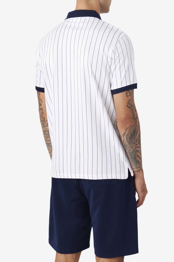 Bb1 Polo Branco/marinho/vermelho Fila