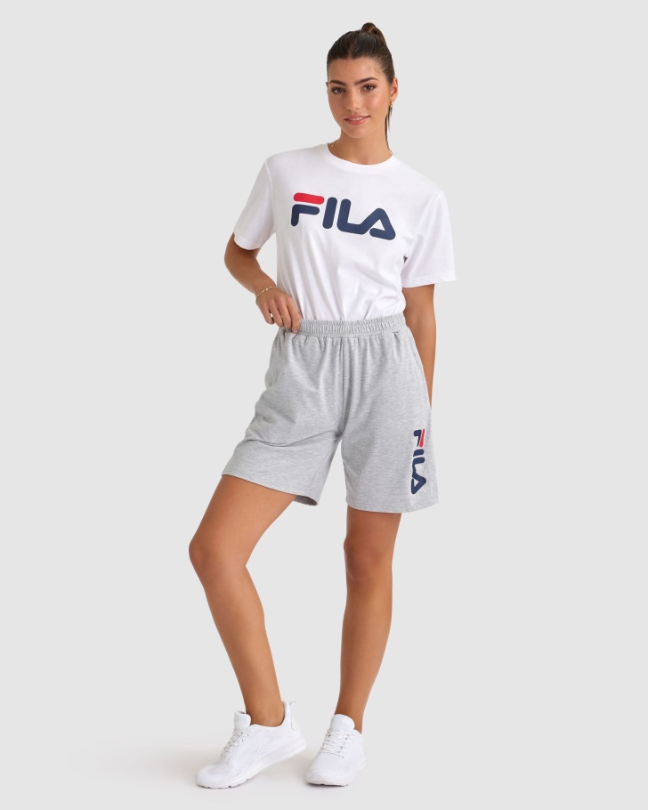 Bermuda Boston Unissex Cinza Marle Fila