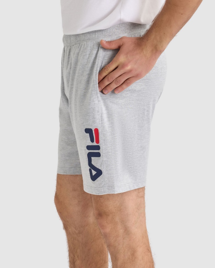 Bermuda Boston Unissex Cinza Marle Fila