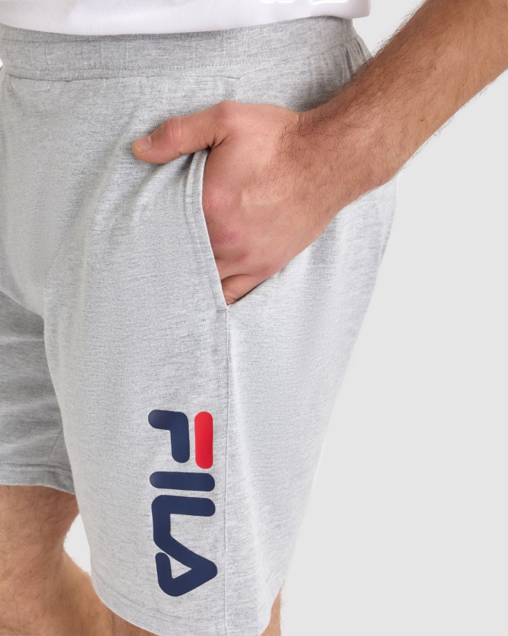 Bermuda Boston Unissex Cinza Marle Fila