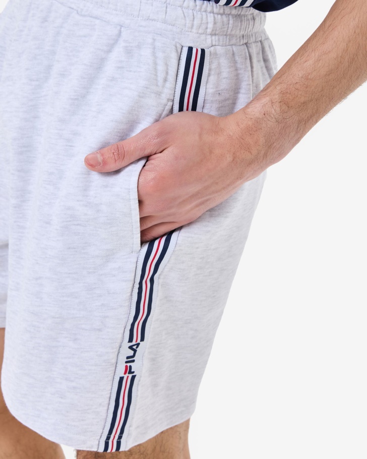 Bermuda Masculina Fila Cinza Claro Marle Elias