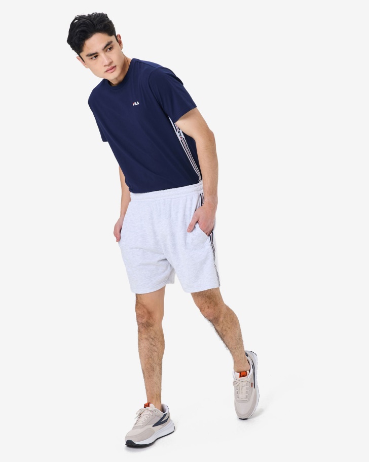 Bermuda Masculina Fila Cinza Claro Marle Elias