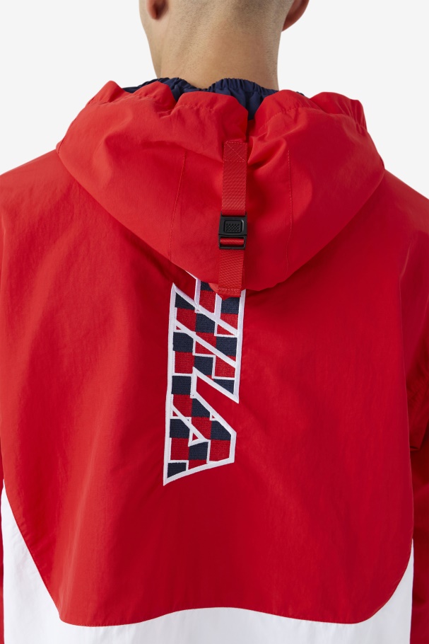 Bevans Park Anorak Fila Vermelha