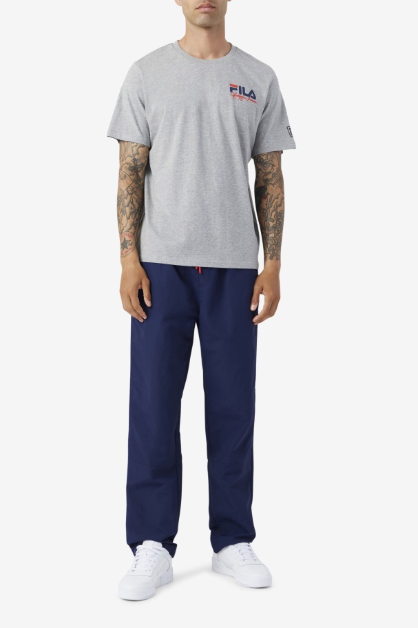 Bevans Park Gráfico Tee Fila Urze Cinza