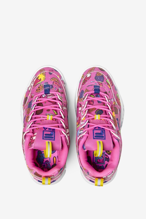 Big Kids\ Disruptor 2 Premium Sugar Plum/roxo/limão Fila