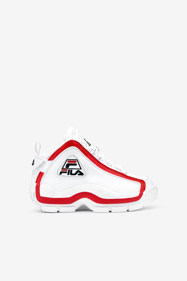 Big Kids Grant Hill 2 Branco/vermelho/preto Fila