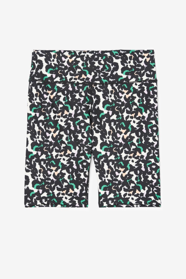 Black Animal Fila Forza 8 Bike Short