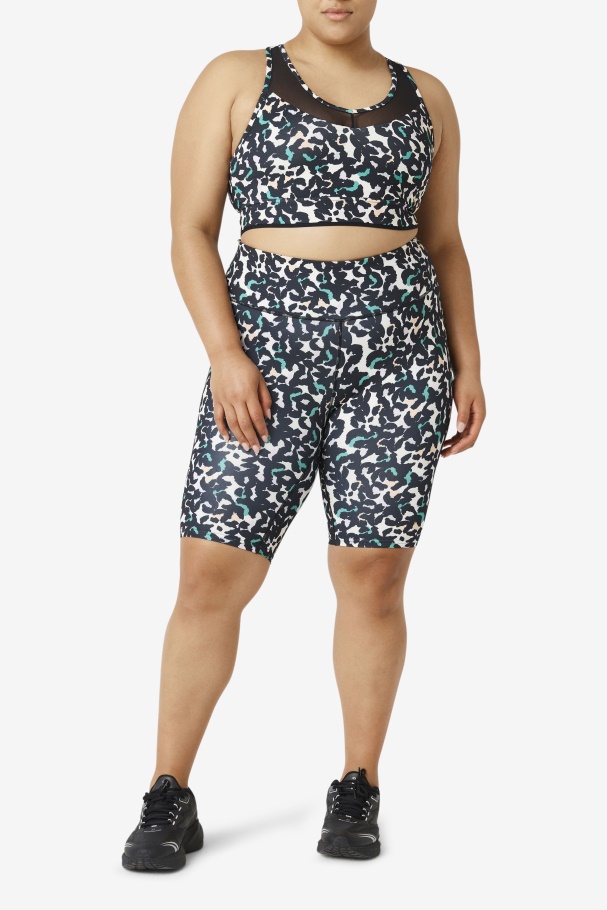 Black Animal Fila Forza 8\ Bike Short