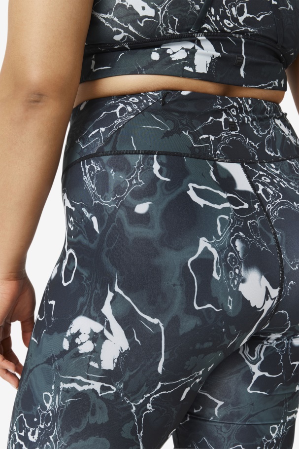 Black Marble Fila Forza 8\ Bike Short